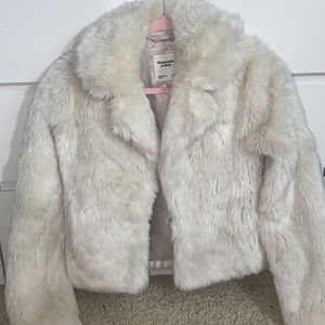 Faux fur coat